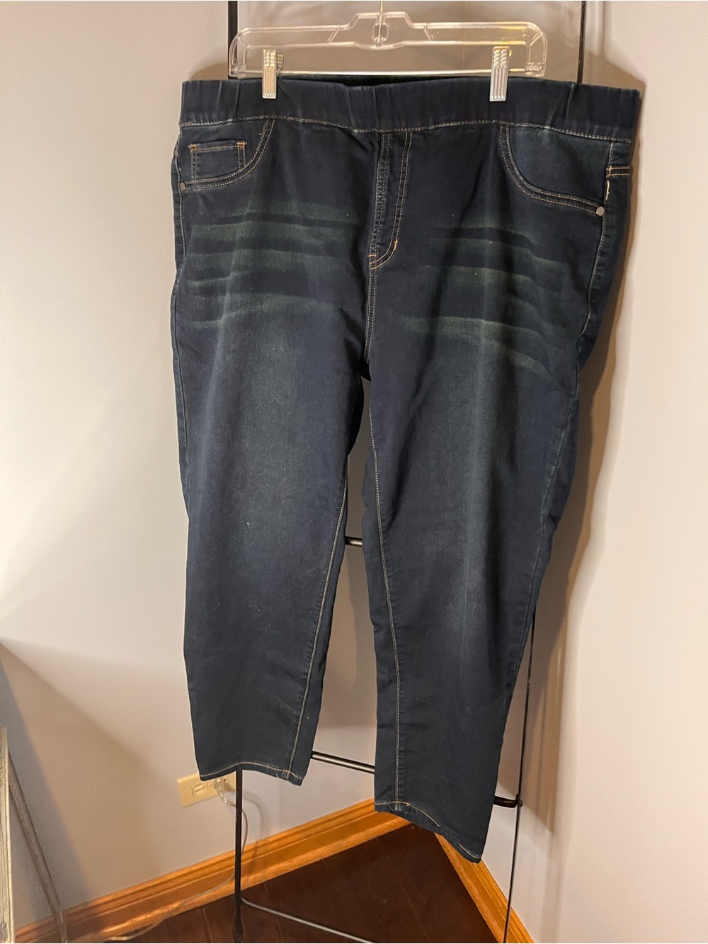 Avenue Dark Blue Pull-On Jeggings